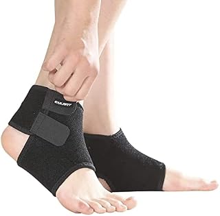 Ankle Support Kids, 1 Pair Boys Ankle Brace,Girls Ankle Compression Bandage, Children Foot Guard Ankle Protector for Running Cycling Dancing Martial Arts Skating Skateboard Scooter Skiing,Black,S