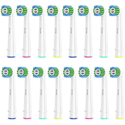 16 Count Precision Replacement Brush Heads Compatible with Braun Oral B Electric Toothbrush, Deep and Precise Cleaning. Cover