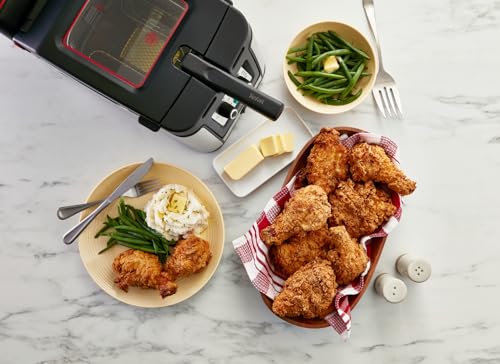 Tefal FR600D Clear Duo friteuse 3,5L met luchtfiltersysteem rvs, minder rook en geurtjes, XL anticondens kijkvenster, vaatwasser bestendige onderdelen, instelbare temperatuur, timer van 30 minuten - Afbeelding 4