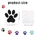 60pcs Paw Prints Cutouts, Colorful Dog Paw Print Cut Out Mini Paw Paper Bulletin Board Accent Paw Print Party Supplies Paw Print Decorations for Kids School Home Party Supplies