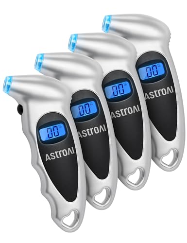 AstroAI Digital Tire Pressure Gauge 0-150 PSI, 4 Pack