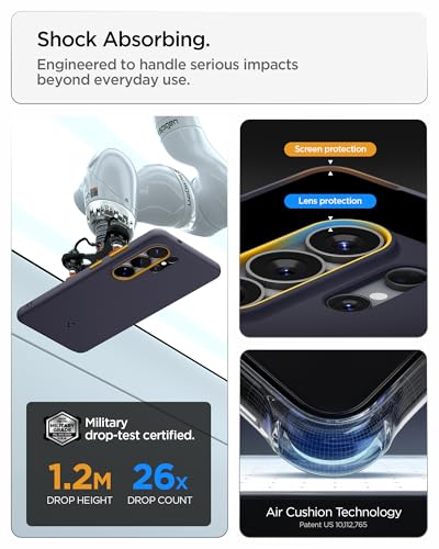 Image of Spigen Nano Pop MagFit | Samsung Galaxy S26 Ultra Case [Mil-Grade Certified Drop Protection] Galaxy S26 Ultra Back Cover | TPU+PC - Blueberry Navy