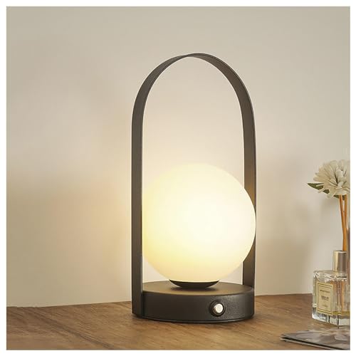 ARTSIM Dimmerabile Luna Lampada, Lampada Ricaricabile 2000mah Con Type-C E Dimmerazione a Sfioramento, Luce per Lettura Libri a Letto Per Soggiorno Camera Da Letto,A