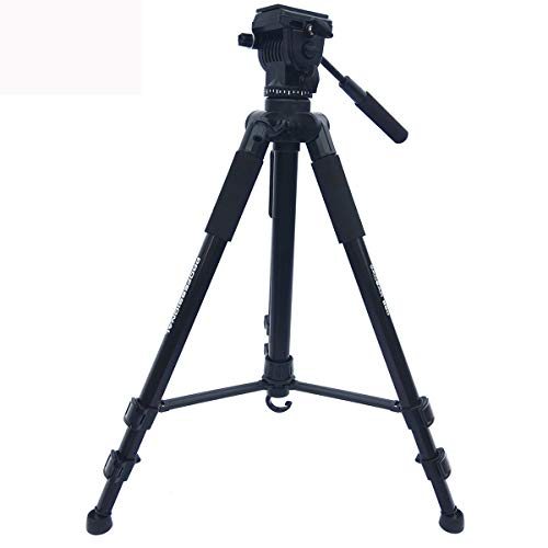 Image of Eloies Jaguar 880 Heavy Duty Professional Lightweight Photo Video Tripod for DSLR and Mobile Phones Action Cameras Max Height 6.5 Feet | Max Tube Diameter 30 mm | Free Mobile Tripod Holder