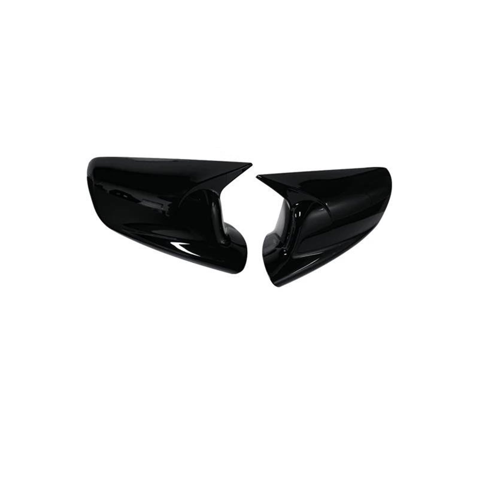 Remplacer coque rétroviseur BMW E65 brisée : paire de couvercles noirs brillants série 7 - 5