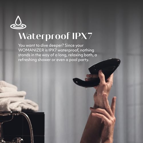 Image of Womanizer InsideOut Clitoral Vibrator Adult Sex Toys | Clitoris & G Spot Rabbit Vibrator with 12 Intensity Levels | Sexual Pleasure Tools for Women | Dildo Adult Toy | Clit Sucker Massager | Black