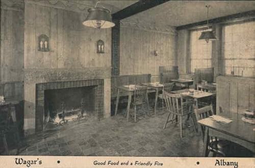 Wagar's Coffee Shop Albany NY Antique Postcard