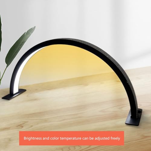 Lampe LED demi-lune 22 pouces pour extensions de cils et table manucure - 4