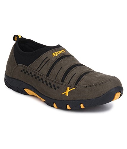 Sparx Men SM-143 Olive Yellow Sports 