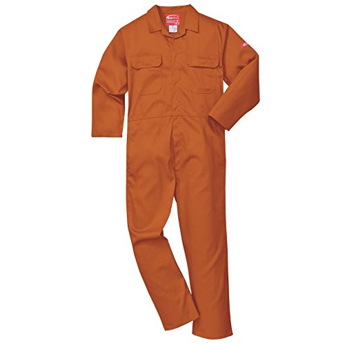 Portwest Flammhemmender Bizweld™ Overall , Größe: S, Farbe: Orange, BIZ1ORRS