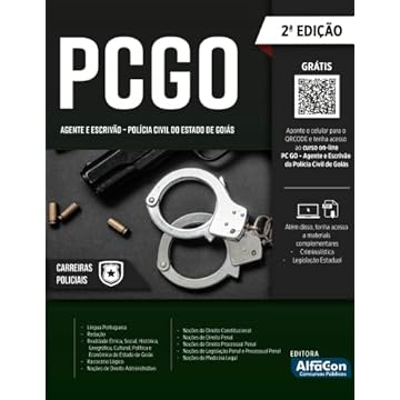 Capa do livro Agente e Escrivão - Polícia Civil de Goiás - PC GO