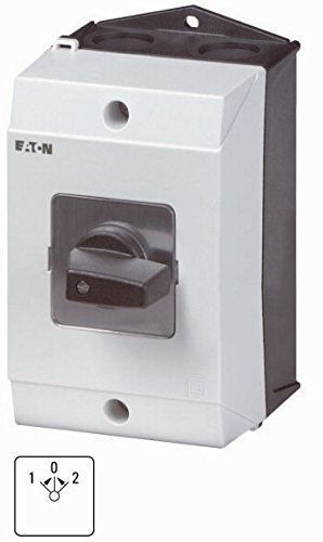 Commutateur de came Eaton rotatif de commande à encastrer 4 pôles 32 ampères