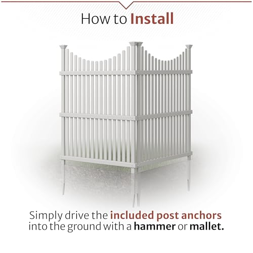 image for Enclo Privacy Screens 45in H x 36in W (2 Panels) No Dig Enclo Huntersv