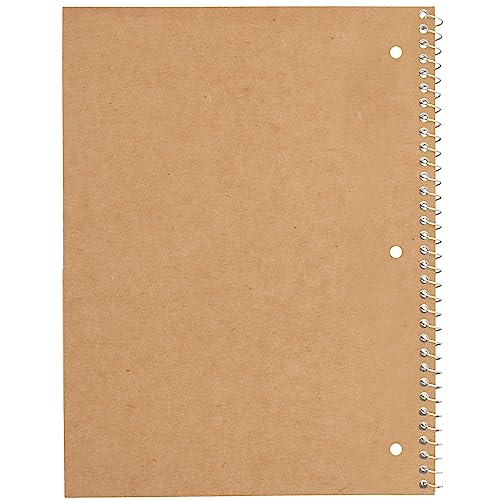 Mead Spiral Notebooks, 6 Pack, 1-Subject, Wide Ruled Paper, 8" X 10-1/2", 70 Sheets, Assorted Pastel Colors (930050-Ecm) #TOP5