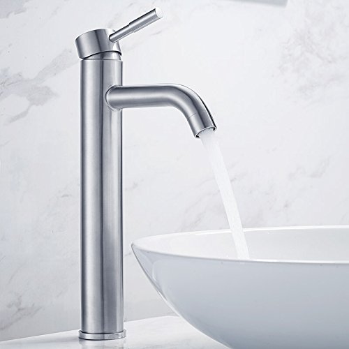 Robinet de lavage de salle de bain mitigeur lavabo acier inoxydable 304 trou unique FBSHAD