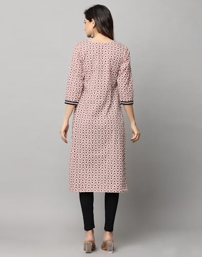 Image of Decorative Lace Attached Boat Neck Kurta