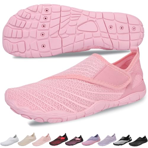 Image of Voyabarefoot Shoes for Women Men 2026 Upgrade Wide Toe Box Barefoot Hiking Sandals,Non-Slip Adjustable Water Shoes for Beach Walking Travel, Comfortable Slip On Walking Shoes