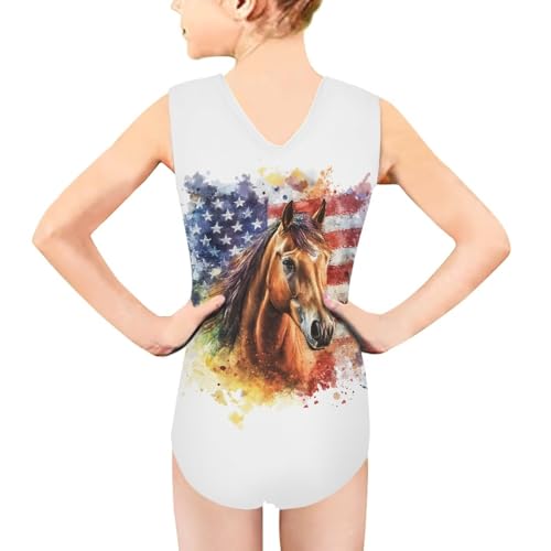 Image of Girls Swimsuit 3-14Y One Piece Swimwear Sleeveless Girls Bathing Suit