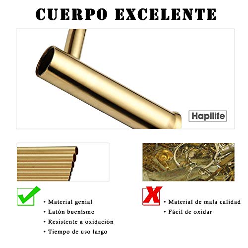 Hapilife-Grifo-Monomando-Lavabo-de-Laton-Cromo-con-Aireador-Agua-Fria-y-Caliente-Grifo-Lavabo-con-Mangueras-38-10-Anos-Garantia