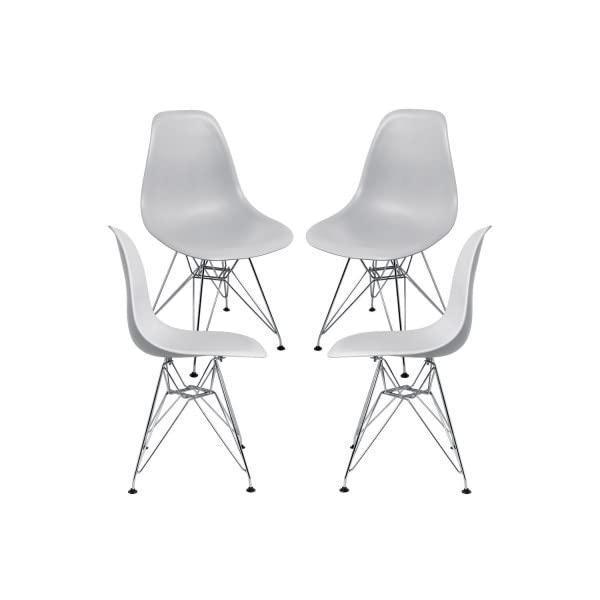 Sillas Comedor Pack 4 Gris Marca Regalos Miguel