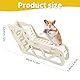 QINGYIWL Hamster Haus, Hamster Tunnel, Hamsterhaus aus Holz, Hamster Versteck, Hamster Watchbox für Rennmäuse, Meerschweinchen, Zwerghamster Zubehör für Den Käfig
