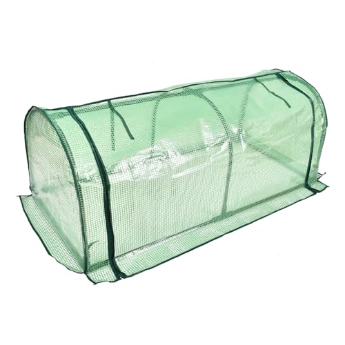 kaitou ビニール温室 家庭用 ベランダ 小型 DIY 観葉植物 ビニールハウス ガーデンハウス フラワーハウス フラワーラック 家庭菜園 (横型)のサムネイル