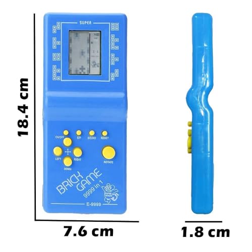 Handheld Portable Indoor & Outdoor Brick Game Console | Classic Retro Style Electronic Game with LCD Screen, Multi-Level Fun, Lightweight Travel Gaming Device for Kids & Adults 2 41QTDXy4JrL