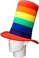 Vista 7 de FOAM PARTY HATS: Pride Hats Pride Rainbow Wide Top