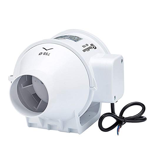 Hon&Guan 3 Inch Extractor Fan High Efficiency Mixed Flow Ventilation System Exhaust Air