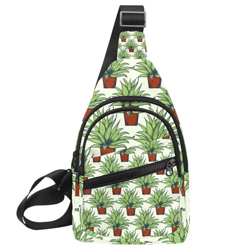 Riñonera con cremallera Maguey y bolsa de pecho unisex multicolor para objetos personales