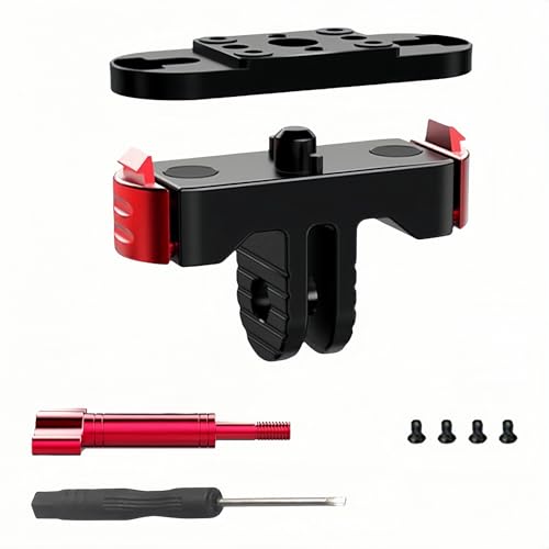 Soporte magnético para GoPro con base inferior de metal compatible con Hero 13 12 11 10