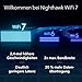 NETGEAR Nighthawk WiFi 7 USB 3.0-Adapter (A9000) BE6500 Tri-Band kabellose Gigabit-Geschwindigkeit (bis zu 6,5 GBit/s) – 6-GHz-Frequenzbereich – Kompatibel mit Routern/Mesh – Für Windows 11-PCs