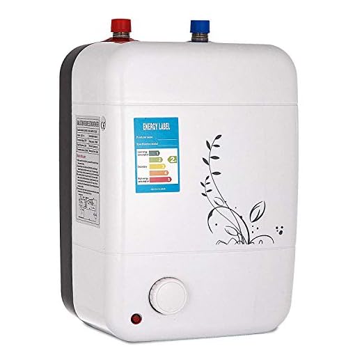 LY 10 L elektrisk varmvattenberedare 1 000 W omedelbar varmvattenberedare under diskbänken elektrisk varmvattenberedare panna med tank (10 L under diskbänken varmvattenberedare)