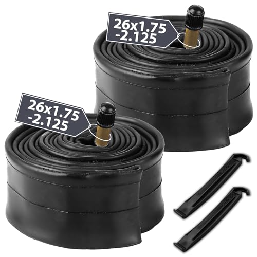 Chambre à air de vélo 27.5 x 2.125 VTT et VTC valve Schrader MOHEGIA Lot de 2