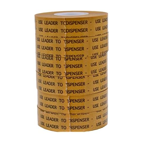 WOD RWATG20 General Purpose ATG Tape, 1/2 inch x 36 yds. (Set of 6 Rolls) Adhesive Transfer Tape Glider Refill Rolls Clear Adhesive on Gold Liner (Acid Free) Cover