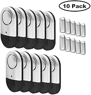 Door Window Alarms, Toeeson 120db Pool Alarms for Inground Pools, Magnet Triggered Door