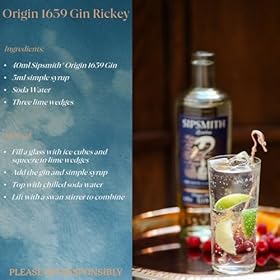 Sipsmith Origin 1639 Gin, 42% ABV, 70cl – Sipsmith