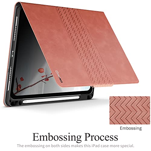 auaua Case for iPad Pro 11 inch (4th, 3rd, 2nd, & 1st Gen) with Pencil Holder, Auto Sleep/Wake, PU Leather (Pink) by AUAUA - Used condition - Image 5
