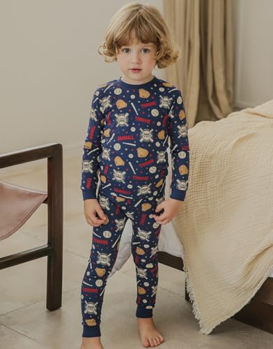 Image of VAENAIT BABY 12Months-12Years Toddler Kids Junior Boys Car Train Fireman Snug fit Sleepwear Pjs Set