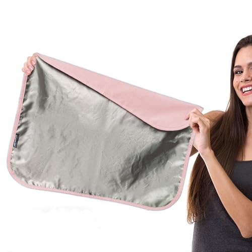 PINGTEKOR Faraday Blanket, Protection Cotton Blanket, for Cell Phone,Tablet,Laptop- Protection Against Direct Contact from 5G Signal,WiFi,Bluetooth,EMF,RF (Pink)