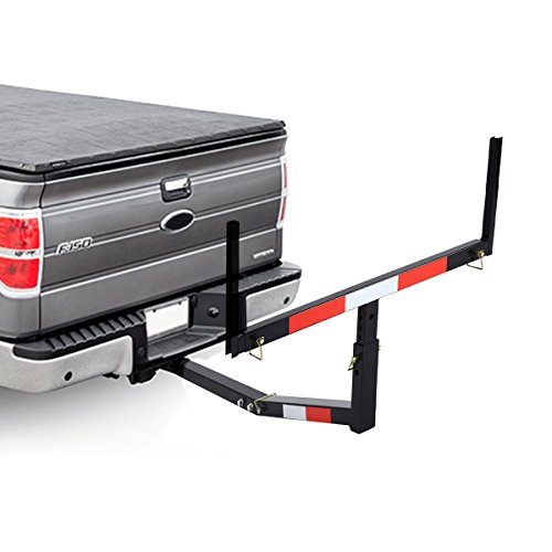 COSTWAY Heckträger Wildträger LKW Anhängerverlängerung Ladeflächenverlängerung 320KG für Leiter, Kanu Kajak, Lange Rohre… – Bild 3
