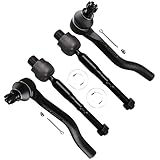 SCITOO 4pcs Front Suspension Kit Inner Tie Rod End Outer Tie Rod End Fit 2015-2020 For Acura TLX 2013-2017 For Honda For Accord