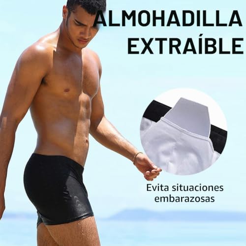 Traje de baño corto Arcweg con calzoncillos elásticos de secado rápido 6