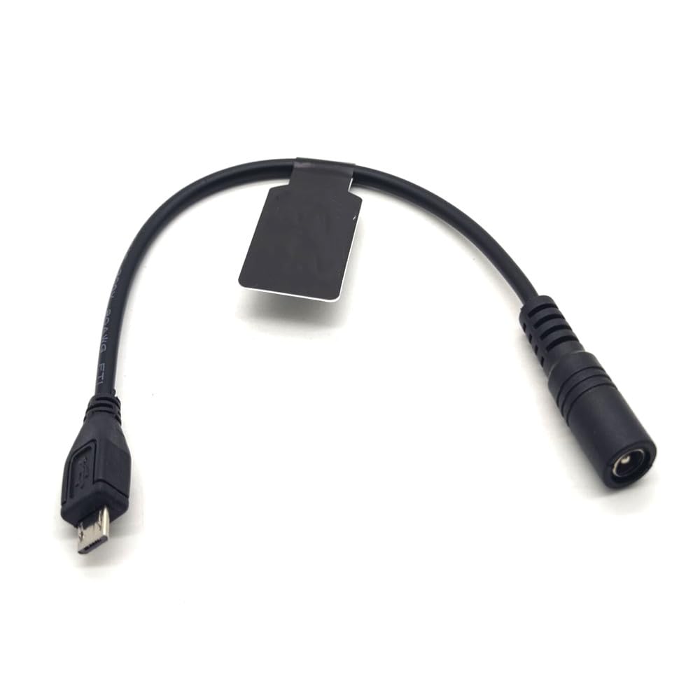 Amazon.com: GXMRHWY DC5.5 * 2.1mm Female to Micro USB Male DC Power ...