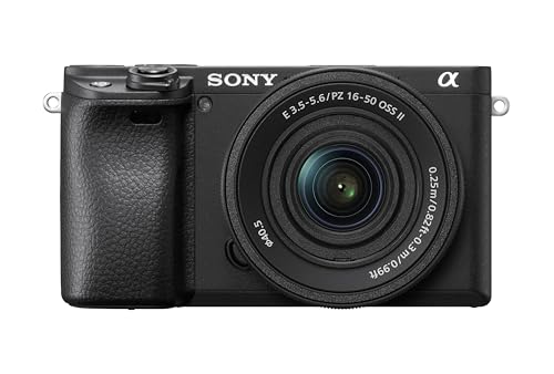Sony New Alpha ILCE-6400K (Previously ILCE-6400L) with Upgraded SELP1650 (Ver 2) Power Zoom Lens | 24.2MP | APS-C Sensor | Fast Auto Focus | 4K Vlogging Camera | Tiltable LCD – Black view 1
