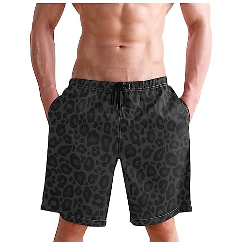 Wamika Men's Beach Shorts Swim Trunks Quick Dry Men Casual Board Shorts with Pockets M-XXL2