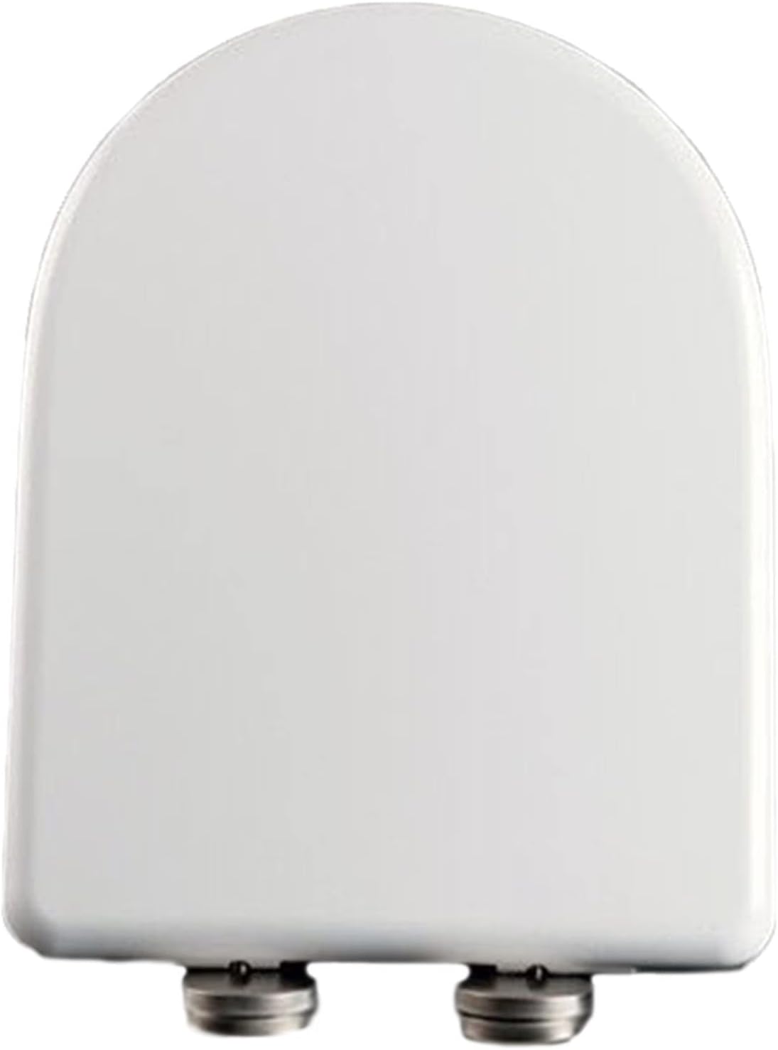 Elongated Toilet Seat, Slow Close Toilet Seats, Durable Plastic, Removable Toilet Lid Strong Hinges Easy Installation and Cleaning, White
