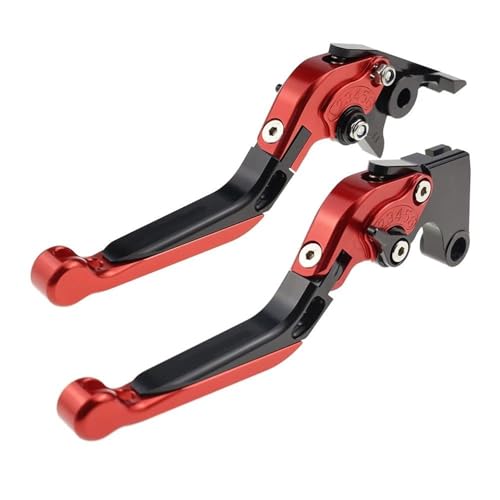 NANGAEBPPW for Aprilia for Tuono V4 1100RR for Factory 2017-2022 Motorcycle Folding Extendable Brake Clutch Levers Handles(Red Black)