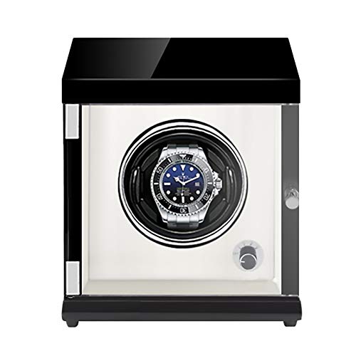 JIYTG Caja de bobinado para reloj, recargable, agitador de reloj mecánico, enrollador vertical automático para relojes