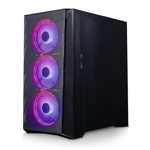 ADMI Gaming PC • Intel i5 12400F • Nvidia RTX 5060 Ti 16GB GDDR7 • 16GB RAM 3200MHz • 1TB NVMe SSD • 80+ Bronze PSU • X= Airflow RGB Black Gaming PC Case • VR Ready • WIFI • Windows 11 - Image 4